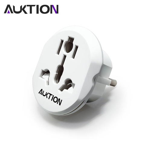 AUKTION EU Adapter 16A Electrical Plugs US UK AU to EU Plug Universal Power Strip Socket Converter Euro AC 220V for Home Travel ► Photo 1/6