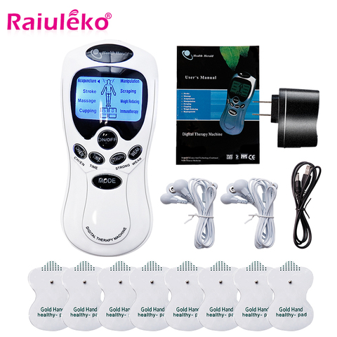 Electric Digital Relax Massager Full Body Muscle Stimulator Digital Physiotherapy Therapy Ems/Tens Acupuncture Therapy Machine ► Photo 1/6