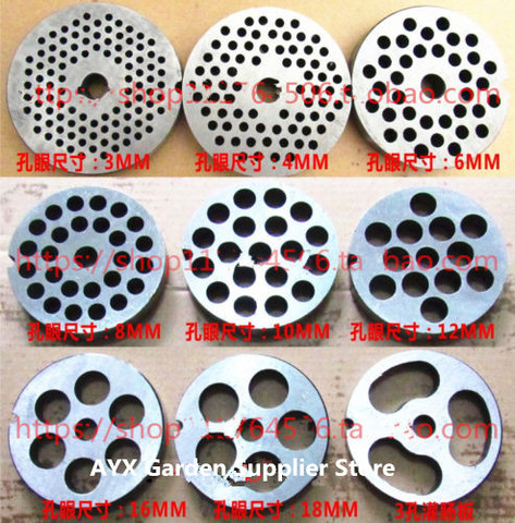 #12 Type Meat Grinder Plate 3-18mm Manganese Steel Knife For Mixer Food Chopper ► Photo 1/1