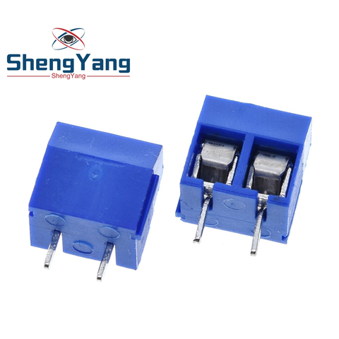 ShengYang 10pcs 5.08-301-2P 301-2P 2 Pin Screw Terminal Block Connector 5mm Pitch ► Photo 1/6
