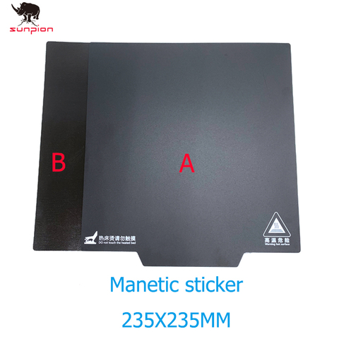 Creality 3D Ender-3 Magnetic Build Surface Plate Sticker Pads Ultra-Flexible Removable 3D Printer Heated Bed Cover 235*235mm ► Photo 1/6