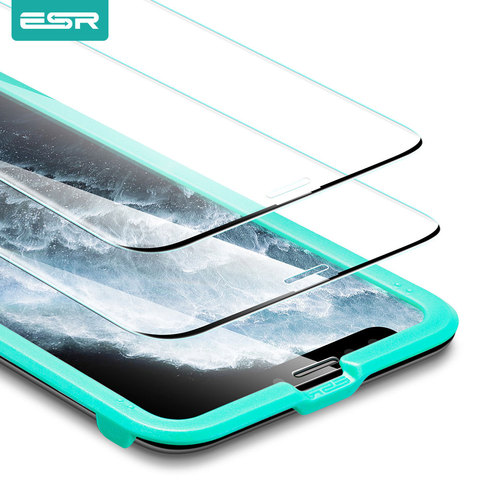 ESR for iphone 11 Glass for iPhone SE 2022 XR X XS Glass Screen Protector HD Tempered Flim for iPhone 11 Pro Glass 11 Pro Max ► Photo 1/6