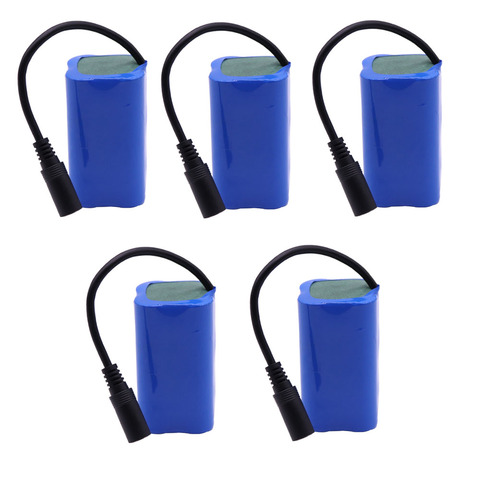 5PCS 7.4V 5200mAh Lithium Battery For T188 T888 2011-5 Remote Control Fish Finder Fishing Bait Boat Spare Parts 7.4 V 2S battery ► Photo 1/6