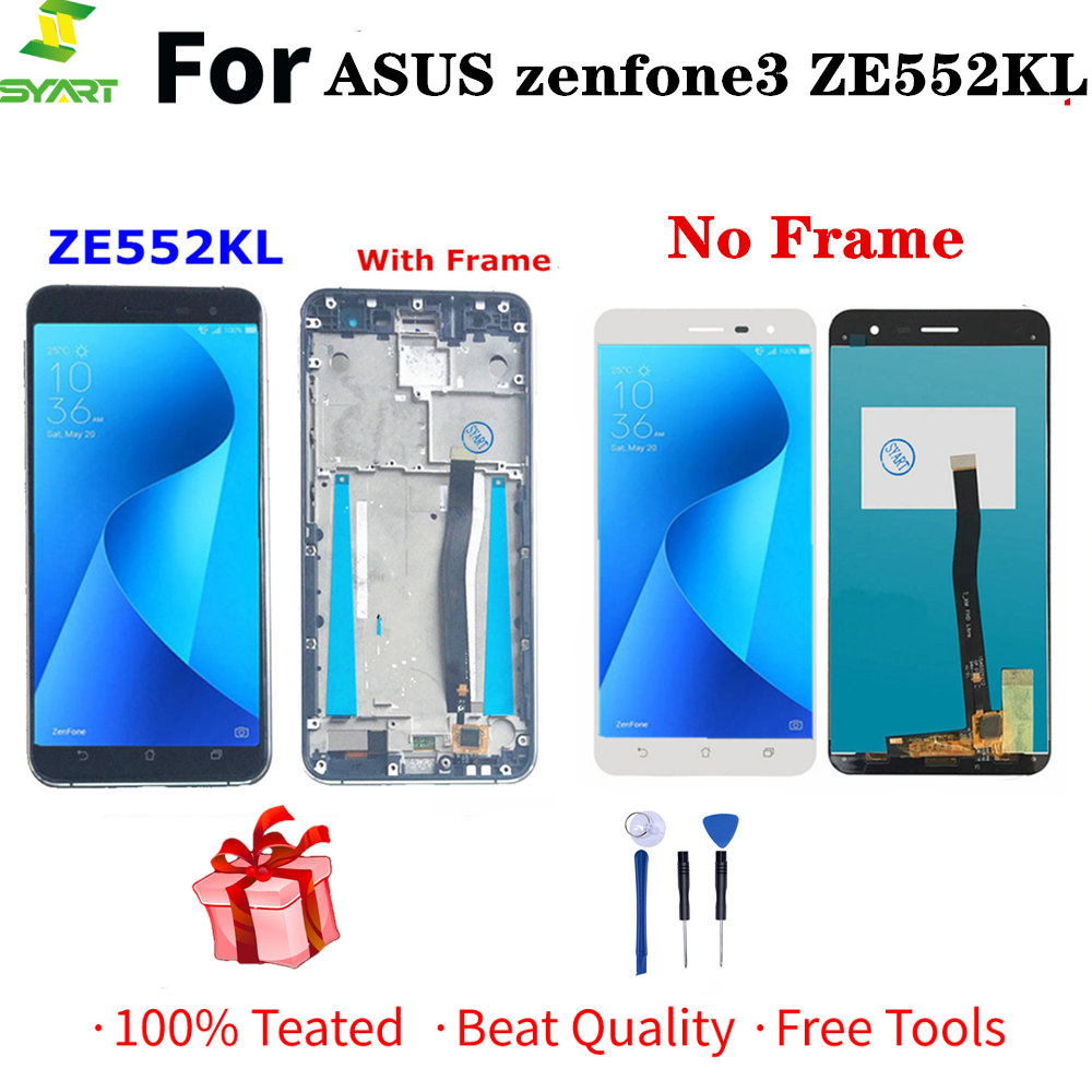 Buy Online Lcd Screen For Asus Zenfone 3 Ze552kl Lcd Display Panel Touch Screen Digitizer Assembly Frame For Ze552kl Z012d Z012dc Z012das Alitools