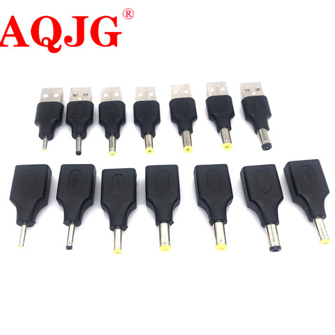 USB Power Plug Converter To 5.5*2.5 4.0*1.7 5.5*1.7 2.5*0.7 3.0*1.1 mm DC Jack Adapter Connector for Router Mini Fan Speaker ► Photo 1/6