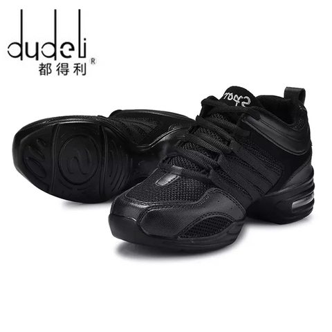 Women's Dance Shoes Soft Outsole Woman Breath Jazz Hip Hop Shoes Sports Sneakers Ladies Girl's Modern Jazz Dancing Shoes ► Photo 1/6