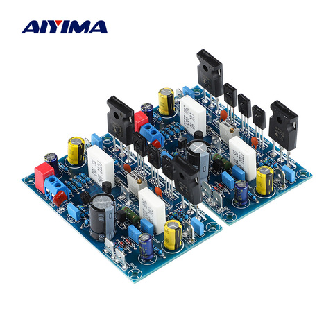 AIYIMA 1Pair Power Amplifier Board 100Wx2 Amplificador IRF240 FET Class A Power Amplifier Audio Board Amp For Home Sound Theater ► Photo 1/6