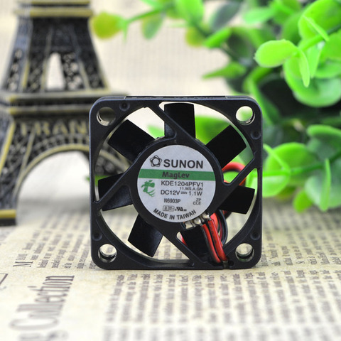 Original For Sunon 4010 KDE1204PFV1 12V 1.1W 2 -line 40mm 4cm ultra-quiet fan ► Photo 1/1