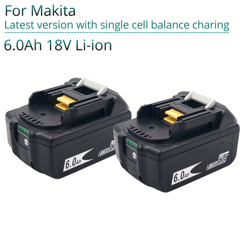 ARyee BL1830 18V 3.0Ah Lithium-ion Battery Compatible with Makita BBL1815 BL1830 BL1835 BL1840 BL1850 BL1860 LXT400 194204-5 194205-3 194230-4 194309-1 Cordless Power Tools 1 