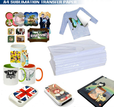 Freeshipping Wtsfwf 20pcs A4 Sublimation Paper Thermal Transfer Paper for Mugs Cases Plates Ceramics Polyester Tshirts Fabric ► Photo 1/6
