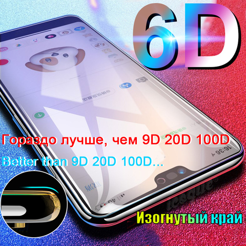 6D Tempered Glass for Xiaomi Mi 9 8 Mi9 A2 Lite Play mix 2s 3 Redmi 9 9a 9c Note 9s 8 9 Pro Max 7 8t 8a 5 Glass Screen Protector ► Photo 1/6