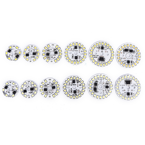 220V LED Bulb Patch Lamp SMD Plate Circular Module Light Source Plate For Bulb Light ► Photo 1/6