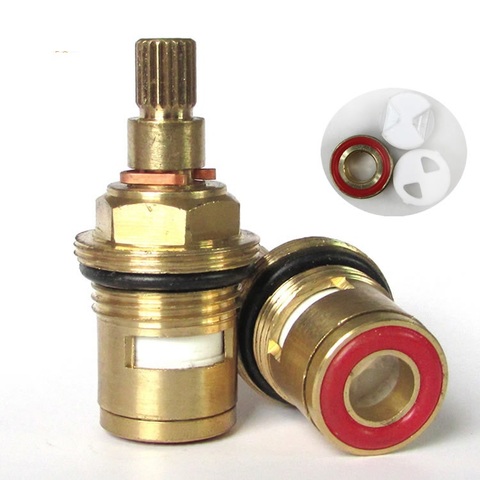 45mm Brass Faucet Cartridge Tap Parts Valve Part Water Tap Valve Single Cold Water Faucet Repair Parts 1012D ► Photo 1/6