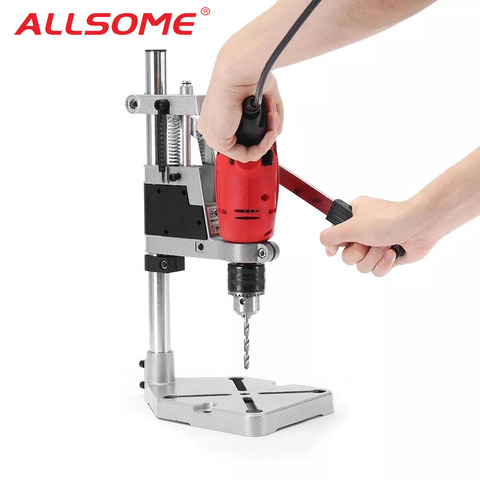 ALLSOME Electric Drill Bracket 400mm Drilling Holder Grinder Rack Stand Clamp Bench Press Stand Clamp Grinder for Woodworking ► Photo 1/6