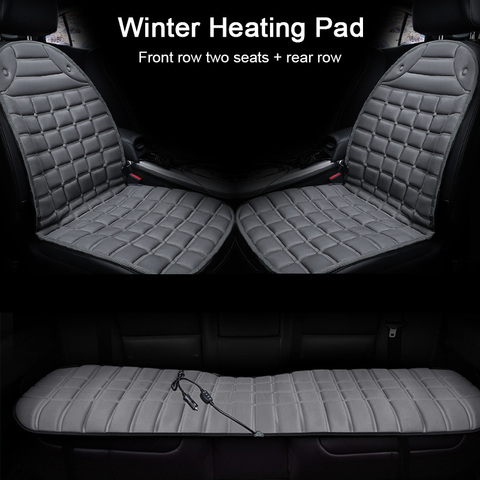 12V Heated Car Seat Cushion Cover Seat Winter Seat Covers Warmer Heating Heated Seat Cushions Accessories for Set Homes Office ► Photo 1/6