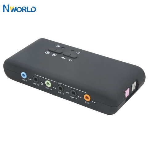 7.1 Surround Sound Card Usb 2.0 Sound Card Cmi6206 Chipset Usb Usb Audio Device Dual Microphone Head  8 Channel Dac Output ► Photo 1/6