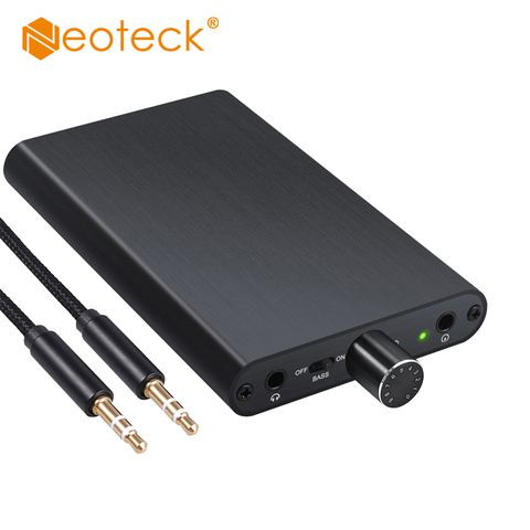 Neoteck Portable 16-300 Ohm HiFi Earphone Headphone Amplifier With Buit-in Power Bank 3000mAh Battery With Gain Switch Amplifier ► Photo 1/6