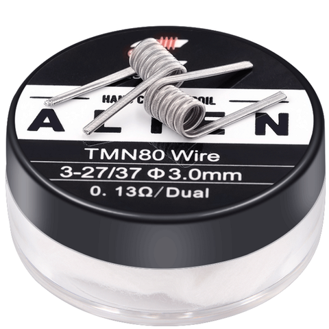 Premade heat coil wire Handmade Alien TMN80 coils cotton for rta tank rda atomizer vape acccessory ► Photo 1/6