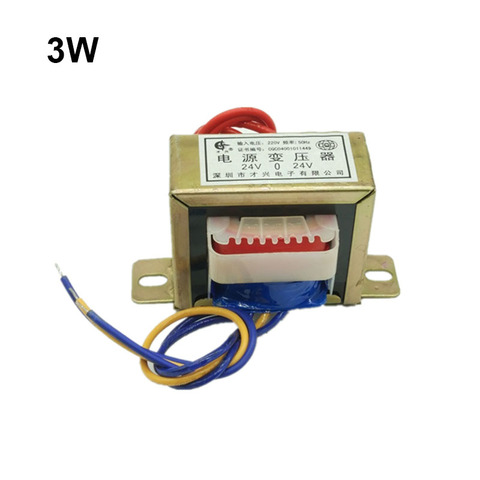EI41 3W transformer 220V to AC single / double 6V9V12V15V18V24V copper core DB-3VA low frequency isolation audio transformer ► Photo 1/6