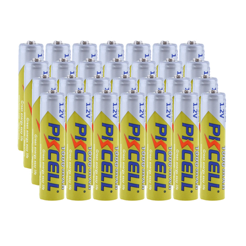 28PCS PKCELL 1.2v AAA Battery 3A 1000MAH NIMH AAA Rechargeable Battery aaa ni-mh batteries battery rechargea for flashlight toys ► Photo 1/5