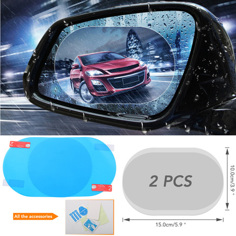 2Pcs Car rearview mirror waterproof and anti-fog film For Daewoo Matiz Nexia Nubira Sens Tosca Winstorm AUTO Accessories ► Photo 1/6