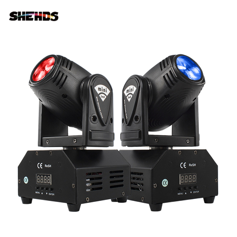 Hot Sell mini LED 10W Spot Beam Moving Head Light Lyre DMX512 Stage Light Stroboscope For Home Entertainment Professional Stage ► Photo 1/6