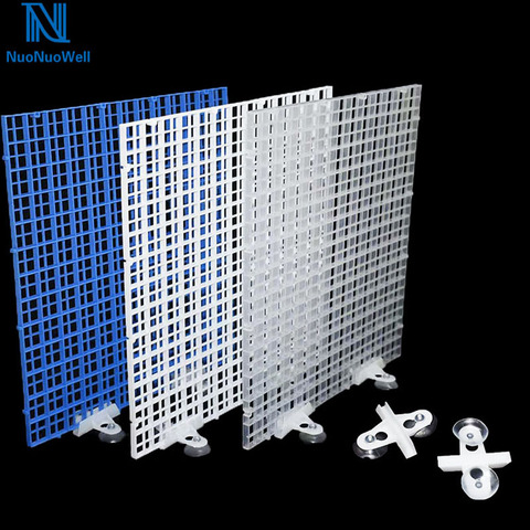 NuoNuoWell DIY Aquarium Filtration Grid Plate Fish Tank Isolation Board Divider Filter Patition Board 1cm*1cm Hole 6PCS ► Photo 1/6