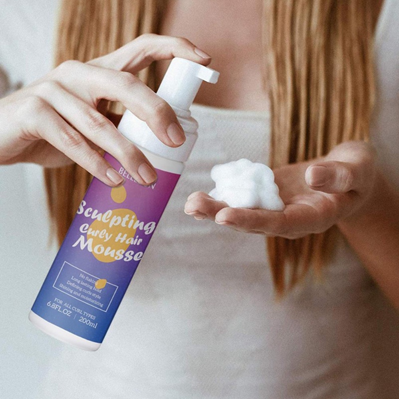 200ml Strong Hold Hair Mousse Curly Hair Mousse Styling Define Curly Hair  Finishing Anti-Frizz Fixative Hair Foam Mousse - Price history & Review |  AliExpress Seller - Small Elk Store 