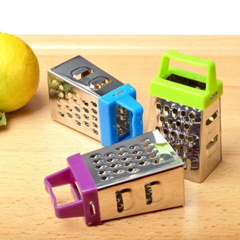 Mini Four-sided Kitchen Manual Vegetable Cutter Slicer Stainless Steel Grater For Kitchen Carrot Fruits Cheeses Vegetable Tool ► Photo 1/6