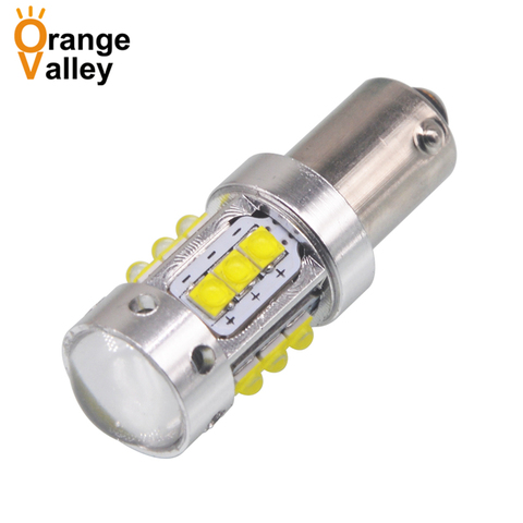 2pcs BAY9S BA9S BAX9S XBD H6W 16 Chips Led White Canbus Error Free LED Reverse Lights 80W White ► Photo 1/6