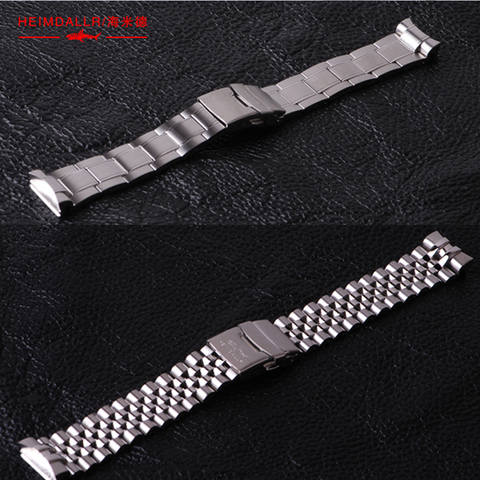 Heimdallr Brushed 20mm Width Stainless Steel SBDX001 Bracelet Deployment Buckle Suitable For Men's Watch ► Photo 1/6