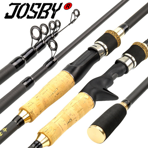 spinning rod Casting Hand Fishing Rod Ultralight Carbon Pesca Feeder Pole M Power Lure Wt:3-21g Line Weight 6-12lb ► Photo 1/6