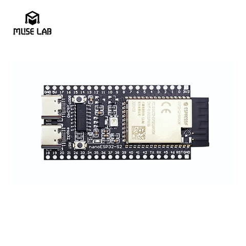 nanoESP32-S2 Development Board Minimum System Board ESP32-S2 Core Board ESPRESSIF IOT Dual TYPE-C ► Photo 1/3