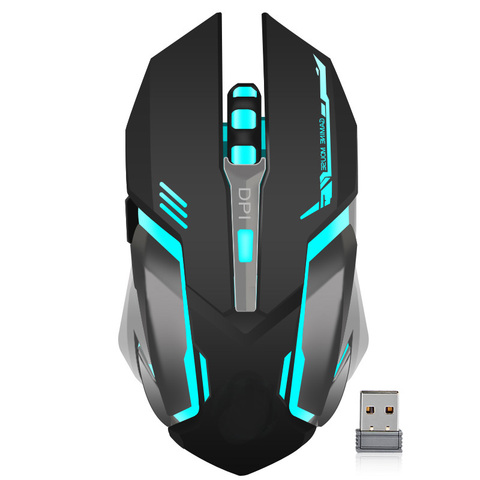 Gaming Optical Mouse USB Wireless/Wired Computer Laptop Colorful Backlit Mouse Positioning Accuracy Rechargeable Lithium Battery ► Photo 1/6