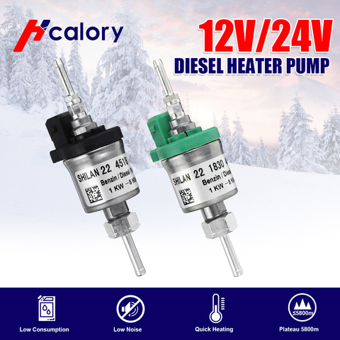 Hcalory 12v 24v 2KW-5KW Fuel Dosing Pump  Electronic Pulse Metering Pump For Webasto Car Air Diesel Parking Heater For Truck ► Photo 1/6
