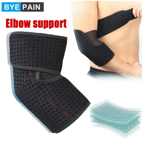 1Pcs Adjustable Elbow Brace Support Breathable Compression Arm Sleeve Wrap for Joint Pain Relief, Tendonitis, Golfer ► Photo 1/6