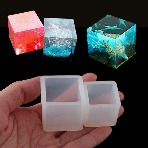 Resin Epoxy Resin Molds Casting Silicone Square - Resin Mold Crystal Epoxy  - Aliexpress