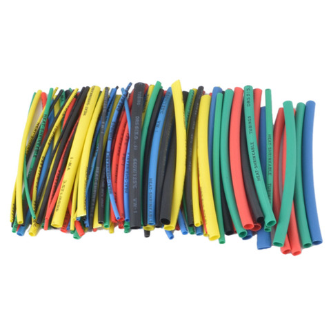 100Pcs Heat shrink tube kit Insulation Sleeving Polyolefin Shrinking Assorted Heat Shrink Tubing Wire Cable ► Photo 1/6