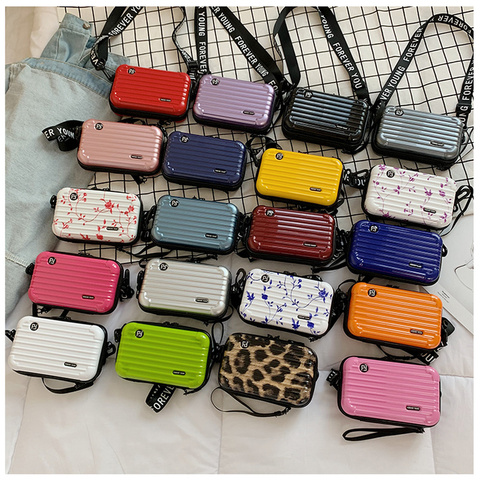 Luxury Hand Bags for Women Suitcase Shape Fashion Mini Luggage Bag
