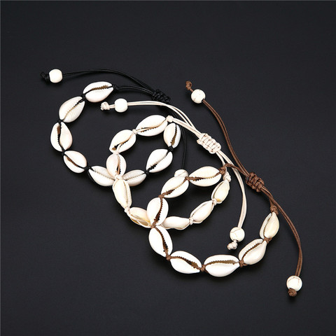 Bohemian Trendy Natural Seashell Handmade Bracelet For Women Shell Bracelets Beaded Strand Bracelet Charm Jewelry Gift Whlesale ► Photo 1/6