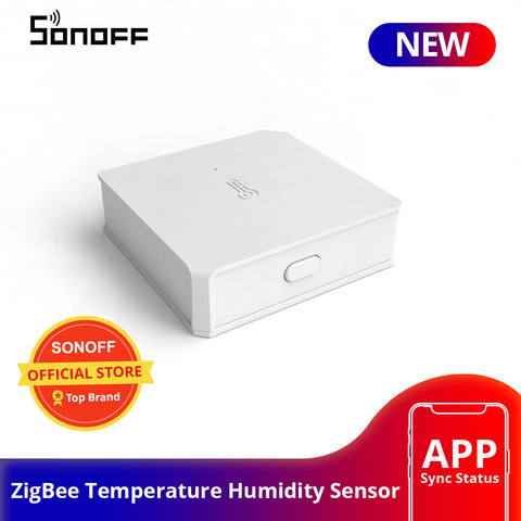 SONOFF SNZB-02 Temperature And Humidity Sensor Real-Time Sync Data Via e-WeLink App Work With SONOFF ZBBridge IFTTT Smart Home ► Photo 1/6