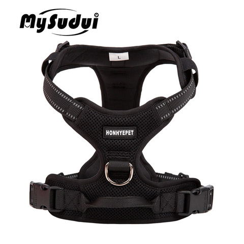 Truelove Pet Dog Harness Large Small For Pitbull Reflective Safety Harness For Dogs  Car Harness Dog Sport No Pull Vest Husky ► Photo 1/6