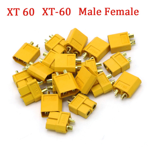 10pcs/20pcs XT60 XT-60 Male Female Bullet Connectors Plugs For RC Lipo Battery (5 pair/10pair) Wholesale ► Photo 1/6