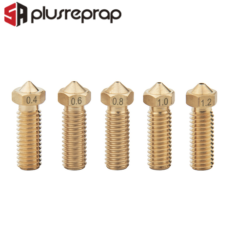 5PCS or 10PCS Volcano Mouth Nozzles 0.6/0.8/1/1.2mm  for 1.75 or 3mm Filament Lengthen Extruder Supplies 3D Printer Part ► Photo 1/4