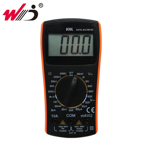 VC830L  Digital Multimeter 2000 counts AC DC Voltage Tester  Voltage Ammeter Current Meter Manual range Multimeter Digital ► Photo 1/6