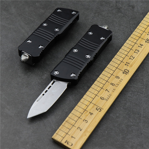 121 Mini outdoor survival pocket folding knife D2 high hardness sharp tactical self defense knife EDC tool window breaker ► Photo 1/6