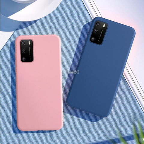 For Pocophone Poco M3 X3 NFC Case Liquid Silicone Soft Phone Cover Case for Xiaomi Poco X3 M3 X M 3 Pocom3 Pocox3 10T PRO 5G ► Photo 1/6