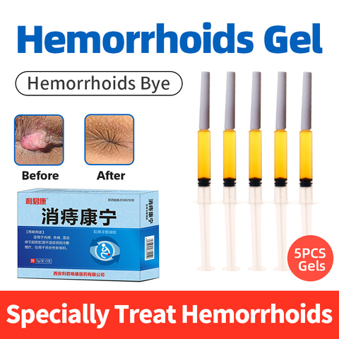 Injection Hemorrhoids Gel Skin Care Ointment Original Plant Herbal Materials Crack Anal Internal External Anal Fissure Painkill ► Photo 1/6