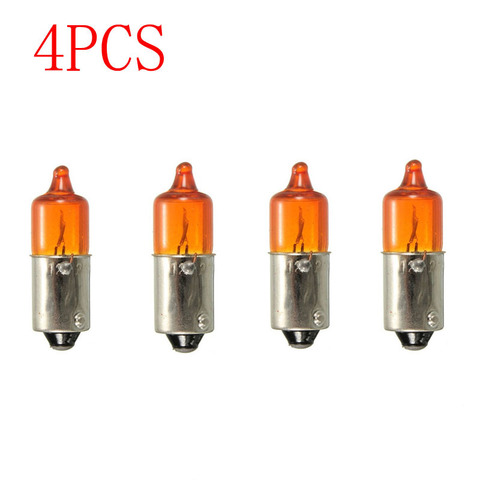 BA9S Universal 12v 21w Amber  Auto Car Motorcycle Motorbike Scooter Mini Miniature Indicator Light Bulbs ► Photo 1/6