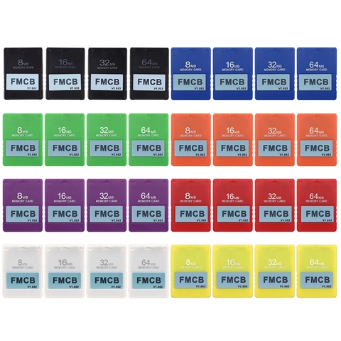 FMCB v1.953 Memory Card for PS2 Playstation- 2 Free McBoot Card 8 16 32 64MB ► Photo 1/6